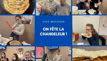On fête la chandeleur chez Brüggen